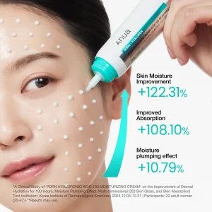 کرم مرطوب کننده PDRN و هیالورونیک اسید آنوا Anua PDRN Hyaluronic Acid ۱۰۰ Moisturizing Cream حجم 60 میلی لیتر 