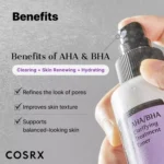 تونر لایه بردار درمانی آبرسان و شفاف کننده AHA-BHA کوزارکس COSRX AHA-BHA Clarifying Treatment Toner حجم 150 میلی لیتر - Image 8