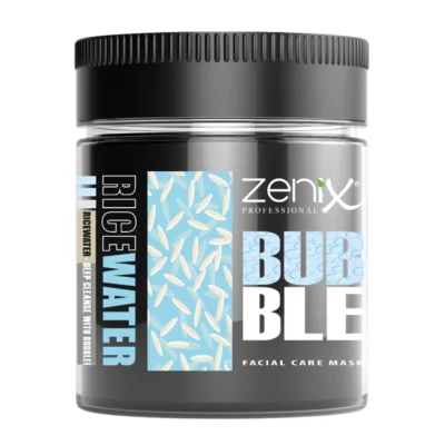 خرید و قیمت ماسک صورت خاک رس حبابی آب برنج زنیکس zenix bubble clay face mask rice water حجم 100 میلی لیتر