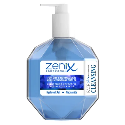 خرید و قیمت ژل شست و شوی صورت مناسب پوست های خشک و نرمال زنیکس zenix face cleaning gel for dry & normal حجم 285 میلی لیتر