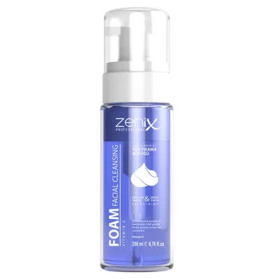 خرید و قیمت فوم پاک کننده صورت ویتامینه زنیکس zenix face cleaning foam vitamin حجم 200 میلی لیتر