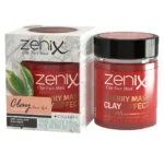 خرید و قیمت ماسک صورت خاک رس سری طبیعی گیلاس زنیکس zenix clay mask natural series cherry وزن 190 گرم