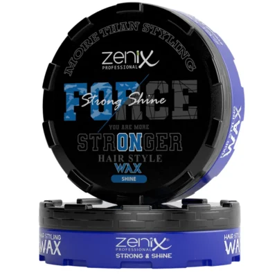 خرید و قیمت واکس موی فورس مدل استرانگ شاین زنیکس zenix force hair style wax strong shine حجم 150 میلی لیتر