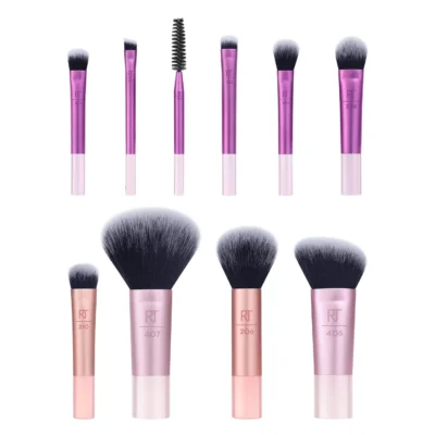 خرید و قیمت ست براش ۱۰ تیکه مسافرتی ریل تکنیک REAL TECHNIQUES TRAVEL FANTASY MINI BRUSH KIT