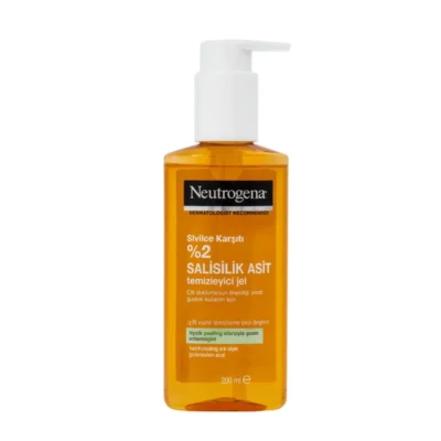 خرید و قیمت ژل ضد جوش نوتروژینا حاوی سالیسیلیک اسید Neutrogena SALİSİLİK ASİT Temizleyici Jel حجم 200 میلی لیتر