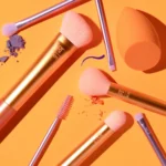 خرید و قیمت ست براش ۸ تیکه ریل تکنیک صورت ، گونه و چشم REAL TECHNIQUES level up brush + sponge set