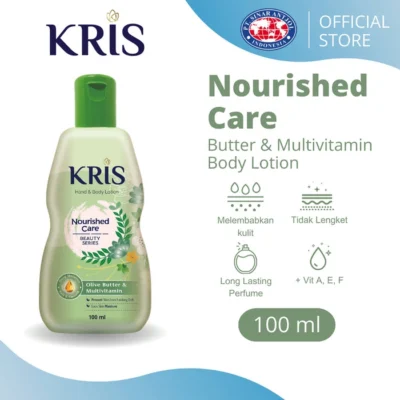 خرید و قیمت لوسین بدن روغن زیتون و مولتی ویتامینه کریس مدل مراقبت تغذیه شده KRIS Nourished Care Olive Butter حجم 100 میلی لیتر