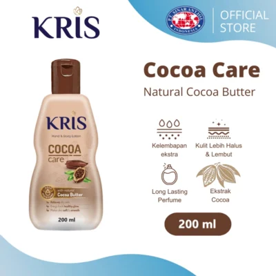 خرید و قیمت لوسین بدن کره کاکائو و مولتی ویتامینه کریس مدل کاکائو کییر KRIS COCOA care Cocoa Butter حجم 200 میلی لیتر
