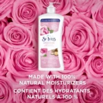 لوسین بدن گل رز و روغن آرگان سنت ایوز مدل صاف کننده St.Ives SMOOTHING BODY LOTION ROSE حجم 621 میلی لیتر - Image 2