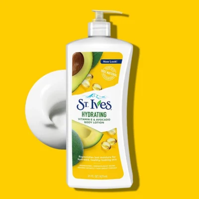 خرید و قیمت للوسین بدن آووکادو و ویتامین E سنت ایوز مدل آبرسان St.Ives HYDRATING BODY LOTION AVOCADO حجم 621 میلی لیتر