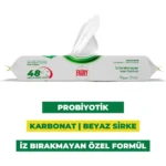 دستمال مرطوب طی چند منظوره فیری رایحه لیمو FAIRY mop uyumlu LIOMIN بسته 50 عددی - Image 3