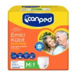 خرید و قیمت پوشک بزرگسال جان پد شرتی سایز مدیوم canped M بسته 9 عددی