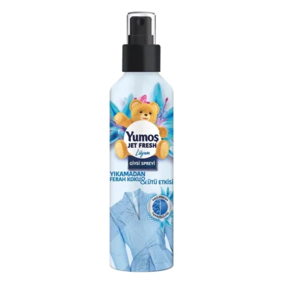 خرید و قیمت اسپری ضد چروک و خوشبو کننده لباس یوموش رایحه لیلیوم Yumos JET FRESH GİYSİ SPREYİ Lilyum حجم 200 میلی لیتر