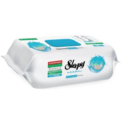 خرید و قیمت دستمال مرطوب سطوح چند منظوره اسلیپی رایحه اقیانوس Sleepy Ocean Yüzey Temizlik Havlusu بسته 100 عددی
