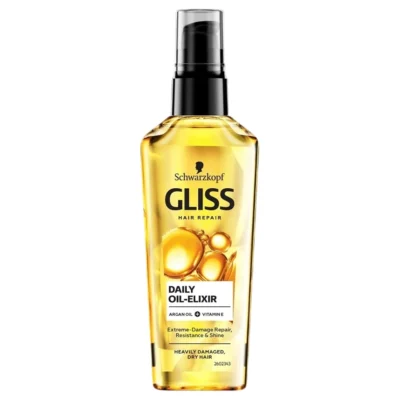 خرید و قیمت روغن آرگان مو گلیس اکسیر روغن روزانه GLISS DAILY OIL ELIXIR حجم 75 میلی لیتر
