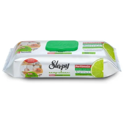 خرید و قیمت دستمال آشپزخانه اسلیپی رایحه برگاموت Sleepy Easy Clean bergamot بسته 50 عددی