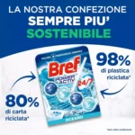خوشبو کننده توالت برف توپی رایحه اقیانوس Bref POWER AKTIV OCEAN بسته 12 عددی - Image 2