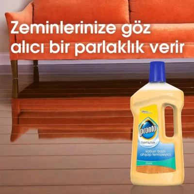 خرید و قیمت مایع پارکت شور جفتی پرونتو Pronto حجم 750+750 میلی لیتر