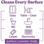خرید و قیمت دستمال مرطوب سطوح چند منظوره اسلیپی رایحه لاوندر Sleepy Easy Clean Yüzey Temizlik Havlusu بسته 100 عددی