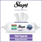 خرید و قیمت دستمال مرطوب سطوح چند منظوره اسلیپی رایحه نسیم کوهستان Sleepy Mountain Yüzey Temizlik Havlusu بسته 100 عددی