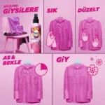 اسپری ضد چروک و خوشبو کننده لباس یوموش رایحه ارکیده Yumos JET FRESH GİYSİ SPREYİ Orkide حجم 200 میلی لیتر - Image 6