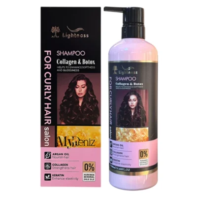 خرید و قیمت شامپو مو بدون سولفات آرگان،کراتین،کلاژن آرگان برای مو های فر ARGAN OIL shampoo for curly hair حجم 900 میلی لیتر