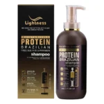 خرید و قیمت شامپو مو بدون سولفات پروتئین برزیلی به همراه آمپول پروتئین مو آرگان ARGAN OIL PROTEIN BRAZILIAN shanpoo حجم ۸۰۰ میلی لیتر