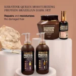 خرید و قیمت شامپو مو بدون سولفات پروتئین برزیلی به همراه آمپول پروتئین مو آرگان ARGAN OIL PROTEIN BRAZILIAN shanpoo حجم ۸۰۰ میلی لیتر