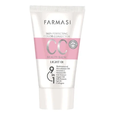 خرید و قیمت CC کرم فارماسی شماره 01 FARMASI BEAUTY BALM (CC) CRREAM Light حجم 50 میلی لیتر