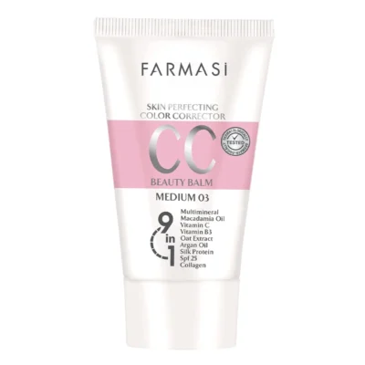 خرید و قیمت CC کرم فارماسی شماره 03 FARMASI BEAUTY BALM (CC) CRREAM medium حجم 50 میلی لیتر