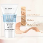 BB کرم فارماسی شماره 02 FARMASI BEAUTY BALM (BB) CRREAM Light to medium حجم 50 میلی لیتر