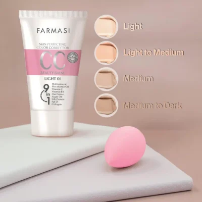 خرید و قیمت CC کرم فارماسی شماره 01 FARMASI BEAUTY BALM (CC) CRREAM Light حجم 50 میلی لیتر