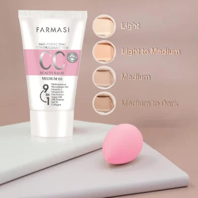 خرید و قیمت CC کرم فارماسی شماره 03 FARMASI BEAUTY BALM (CC) CRREAM medium حجم 50 میلی لیتر