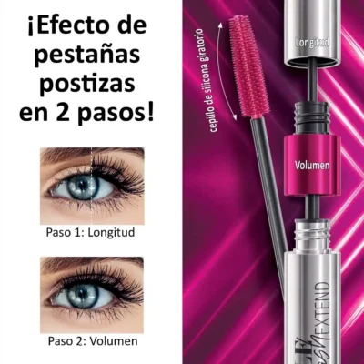 خرید و قیمت ریمل دو سر جدا کننده و حجم دهنده ضد آب فارماسی FARMASI Double Lash Extend Mascara