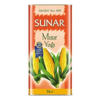 خرید و قیمت روغن ذرت سونار SUNAR Misir Yagi حجم 5 لیتر
