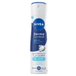 خرید و قیمت اسپری ضد تعریق 72 ساعته زنانه نیوآ رایحه کنترل‌کننده پوست NIVEA derma control حجم 200 میلی لیتر