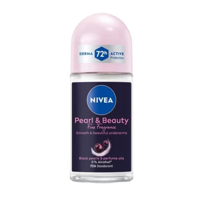 خرید و قیمت مام رولی زنانه نیوآ رایحه عطر نفیس مروارید و زیبایی NIVEA Pearl & Beauty Fine Fragrance حجم 50 میلی لیتر