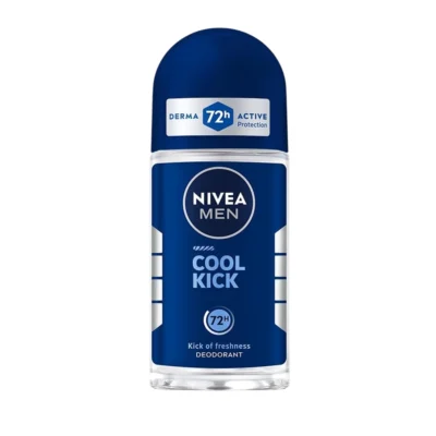 خرید و قیمت مام رولی مردانه نیوآ رایحه ضربهٔ باحال NIVEA cool kick حجم 50 میلی لیتر