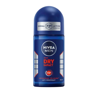 خرید و قیمت مام رولی مردانه نیوآ رایحه ضربه خشک NIVEA dry impact حجم 50 میلی لیتر