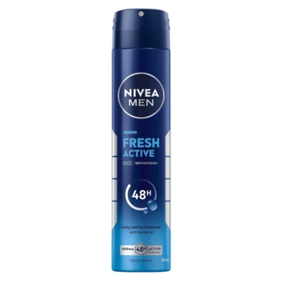 خرید و قیمت اسپری ضد تعریق 72 ساعته مردانه نیوآ رایحه فرش اکتیو NIVEA fresh active حجم 200 میلی لیتر