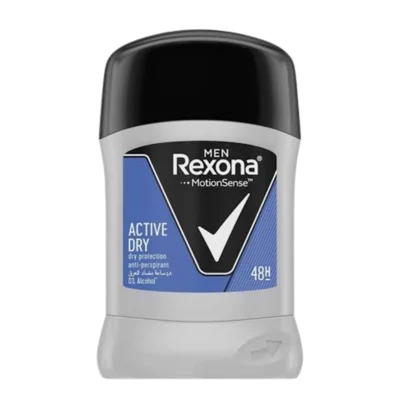 خرید و قیمت مام استیکی رکسونا مردانه رایحه خشک فعال Rexona active dry وزن 40 گرم
