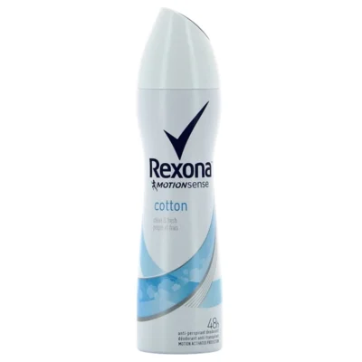 خرید و قیمت اسپری ضد تعریق 48 ساعته زنانه رکسونا ایتالیا رایحه پنبه خشک Rexona cotton dry حجم 200 میلی لیتر