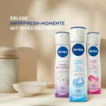 خرید و قیمت اسپری ضد تعریق 72 ساعته زنانه نیوآ رایحه تازه و طبیعی NIVEA fresh natural حجم 200 میلی لیتر