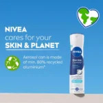 خرید و قیمت اسپری ضد تعریق 72 ساعته زنانه نیوآ رایحه کنترل‌کننده پوست NIVEA derma control حجم 200 میلی لیتر