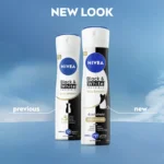 اسپری ضد تعریق 72 ساعته زنانه نیوآ رایحه لطافت ابریشمی  (برای لباس‌های سیاه و سفید) NIVEA Black & White INVISIBLE silky smooth حجم 200 میلی لیتر - Image 8