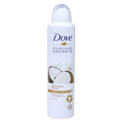 خرید و قیمت اسپری ضد تعریق داو گو فرش نارگیل و یاس Dove Go Fresh Coconut & Jasmine Deodorant Scent حجم 250 میلی لیتر