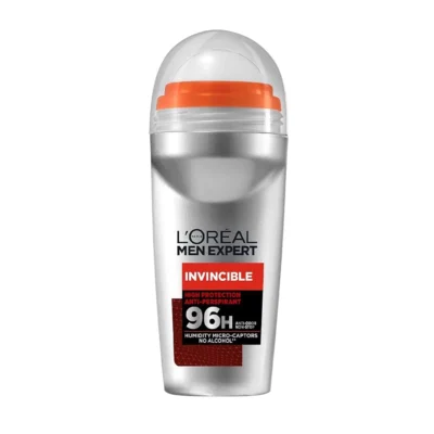 خرید و قیمت مام رولی مردانه لورآل رایحه شکست‌ناپذیر L'OREAL invincible حجم 50 میلی لیتر