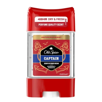 خرید و قمیت مام ضد تعریق ژله ای اولد اسپایس ۴۸ ساعته رایحه کاپیتان Old spice captain حجم 70میلی لیتر
