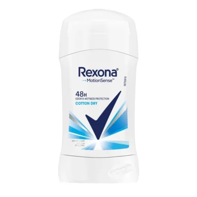 خرید و قیمت مام استیکی رکسونا زنانه رایحه پنبه خشک Rexona cotton dry وزن 40 گرم