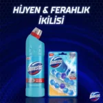 مایع سفید کننده و جرمگیر سطوح دامستوس مدل اوکالیپتیوس Domestos OKALIPTUS FERAHLIĞI حجم 750 میلی لیتر - Image 2